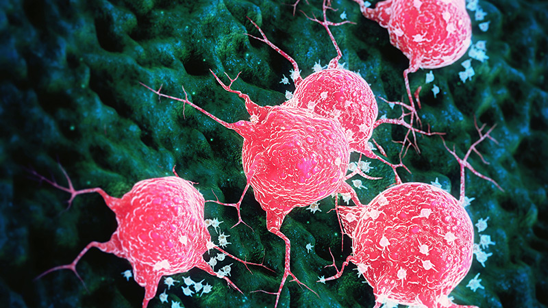Células cancerígenas em metástase
