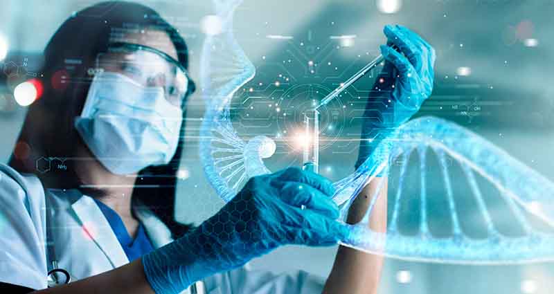 Manipulando gene em laboratório
