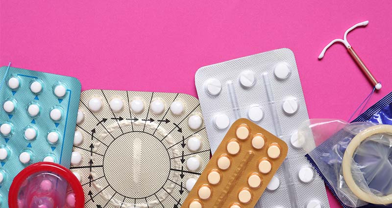 Inúmeros contraceptivos hormonais
